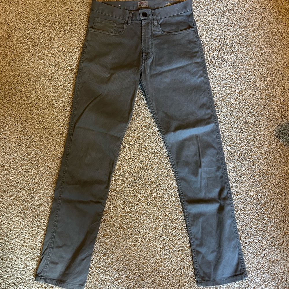 Faherty Gray Slim Jeans Classic Minimalist Style